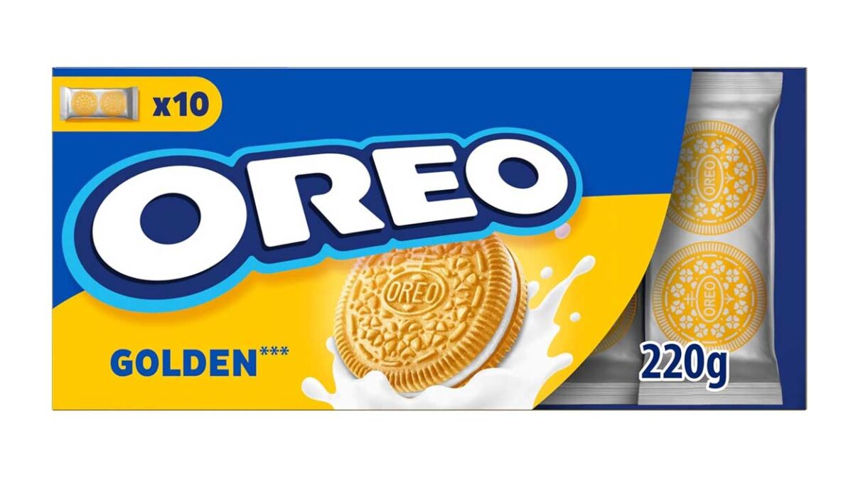 Paquete de Oreo Golden sabor vainilla de 220 g por sólo 1,90€ con cupón (-32%)