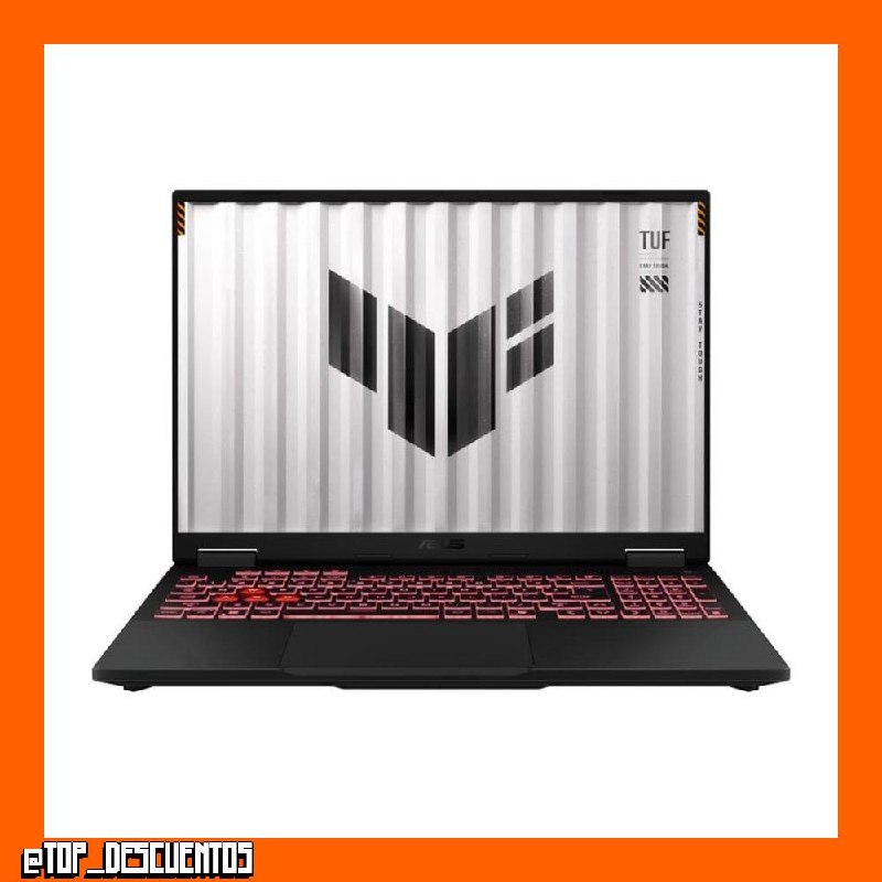 Portátil ASUS TUF Gaming A16 16" AMD Ryzen 7 260 16GB 512GB SSD RTX 5050 Sin SO