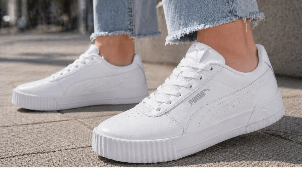 Zapatillas Puma Carina 3.0 Aqua Metallics para mujer por sólo 33,45€ con envío gratis (48% de descuento)
