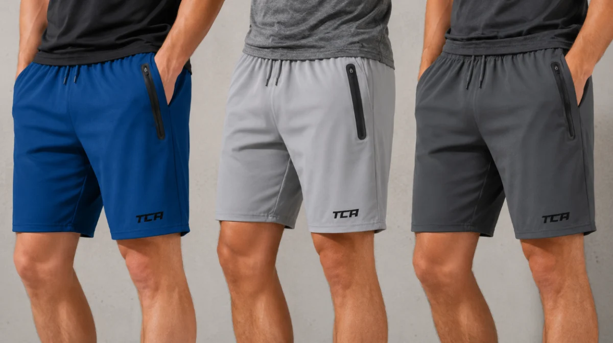 Pantalones cortos deportivos TCA para hombre con tecnología Elite Tech y bolsillos de cremallera por sólo 17,09€ (-19%)