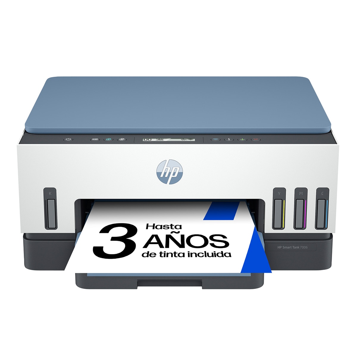 HP - Impresora Multifunción Rellenable Tinta HP Smart Tank 7006 Wi-Fi.