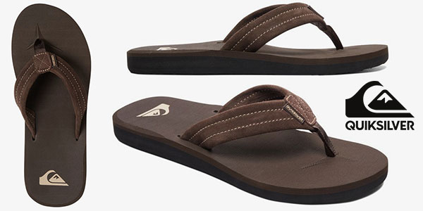 Sandalias Quiksilver Carver Suede para hombre por sólo 14,13€ (-53%)