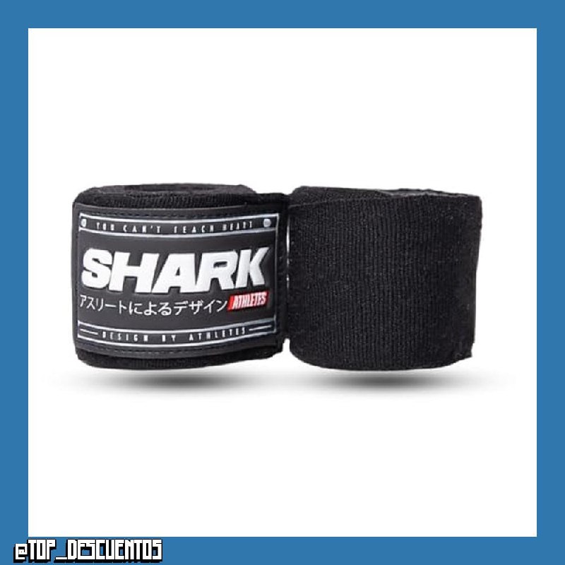 SHARK BOXING Vendas Boxeo 5 Metros, Vendas de Boxeo, Vendas para Muay Thai, Kick Boxing, MMA, Boxeo Lazo para Pulgar, Máxima Sujeción