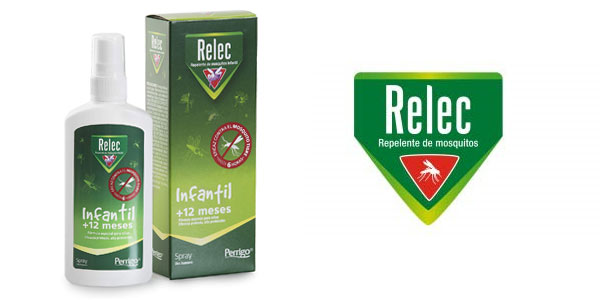 Spray Relec Infantil repelente antimosquitos +12 meses de 100 ml por sólo 8,65€ (-31%)