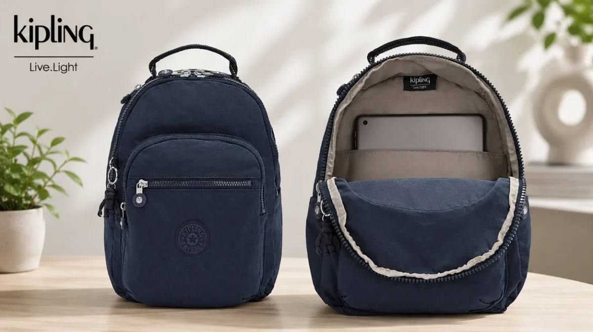 La mochila pequeña más práctica de Kipling: Seoul Go S de 14 litros por sólo 38,59€ con envío gratis (-57%)
