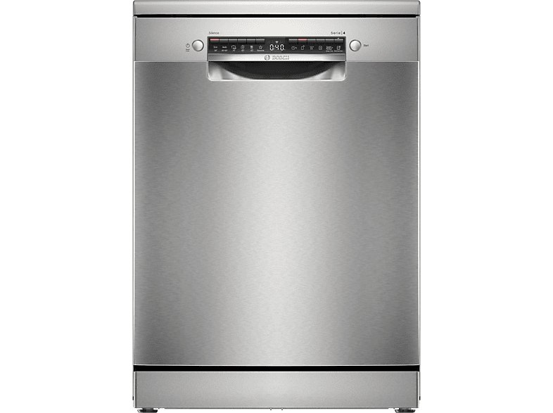 Bosch - Lavavajillas SMS4HVI14E, 14 servicios, 6 programas, 60 cm, Acero antihue