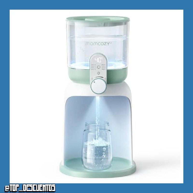 Momcozy calienta biberones con luz doble, 1,69L, 6 niveles de temperatura