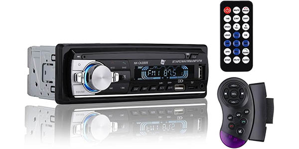 Auto Radio NK multimedia con Bluetooth, USB, microSD y manos libros por sólo 17,99€ (-28%)