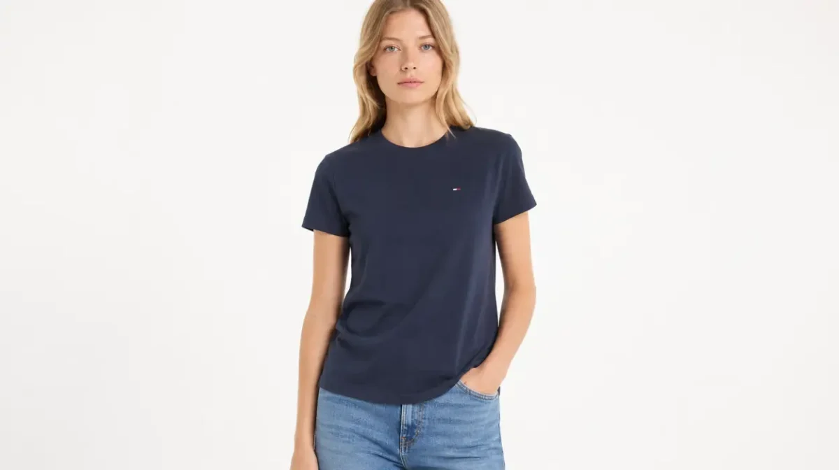 Camiseta Tommy Jeans TJM Original Slim Fit de manga corta para mujer por sólo 14,95€ (-50%)
