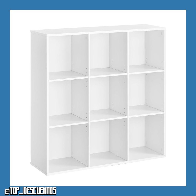 VASAGLE Estantería de pie, Librería, Estanteria Cubos con 9 Compartimentos
