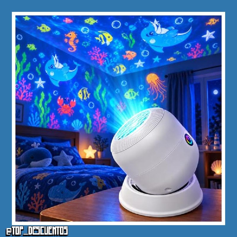 360° Dynamic Rotating LED,Ozean Projektor Lampe