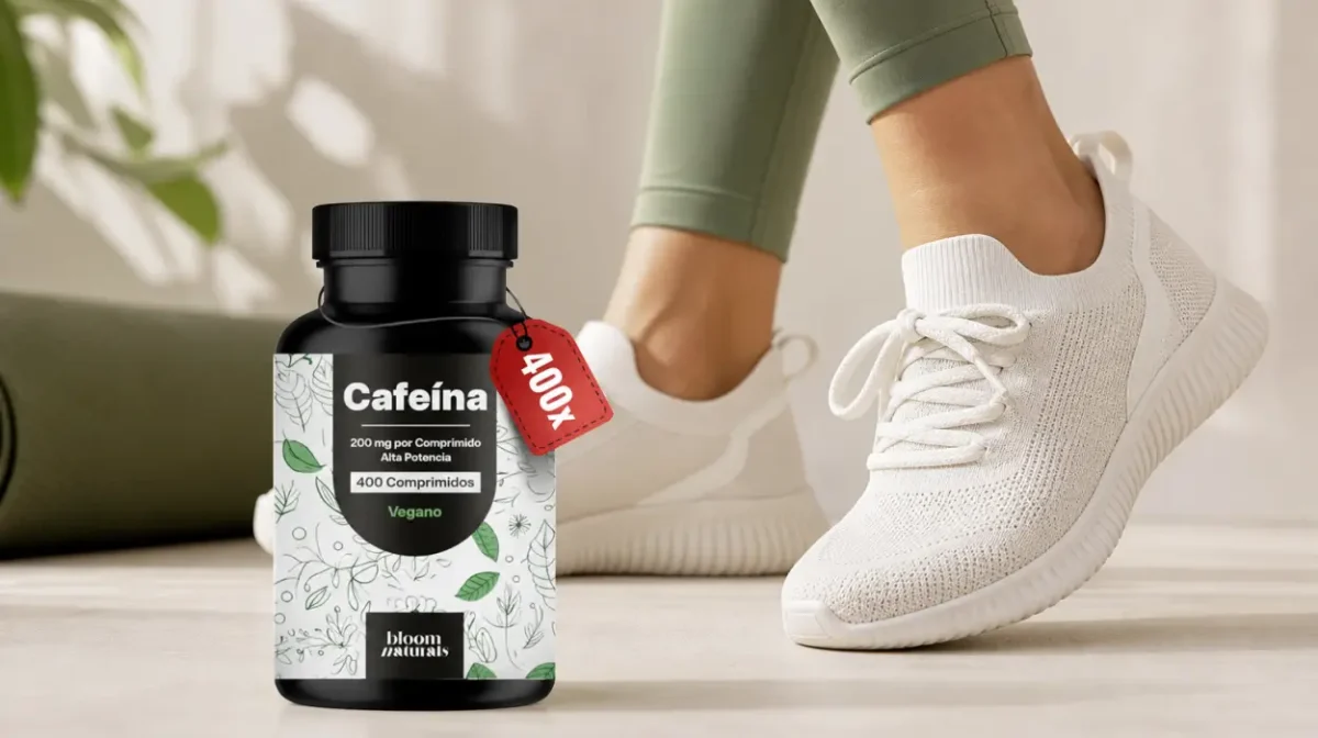 Cafeína: 400 comprimidos de 200 mg cada uno por sólo 9,95€ (-23%)