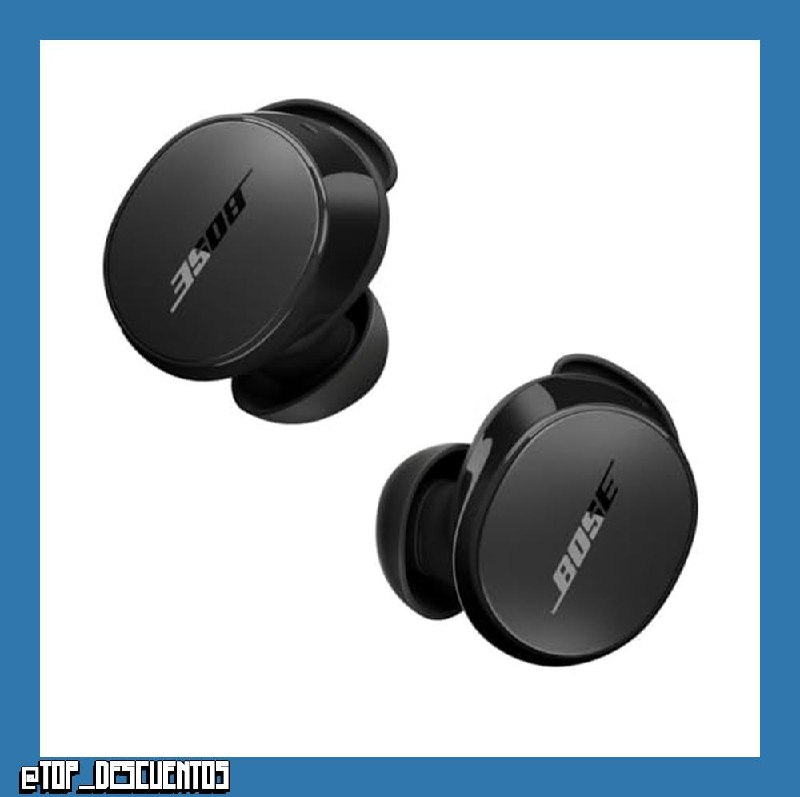 Bose QuietComfort Earbuds True Wireless, Auriculares con Bluetooth con cancelación de Ruido Activa y micrófono, Tecnología Deep Bass y clasificación IPX4, hasta 8,5 Horas de autonomía, Negro