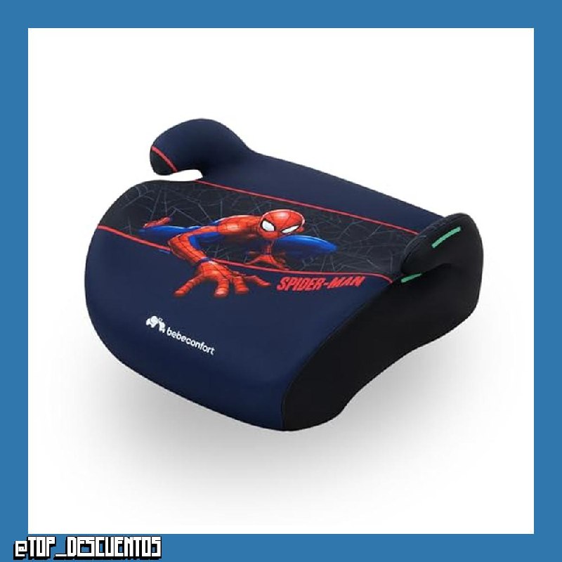 Bebeconfort Marvel Manga i-Safe, Asiento Elevador Coche, Silla Coche Marvel Legends Spiderman, 6-12 Años, 128–150 cm, 22-36 kg, Ligera, Instalación Fácil con Cinturón, Acolchada, Authentic Spiderman