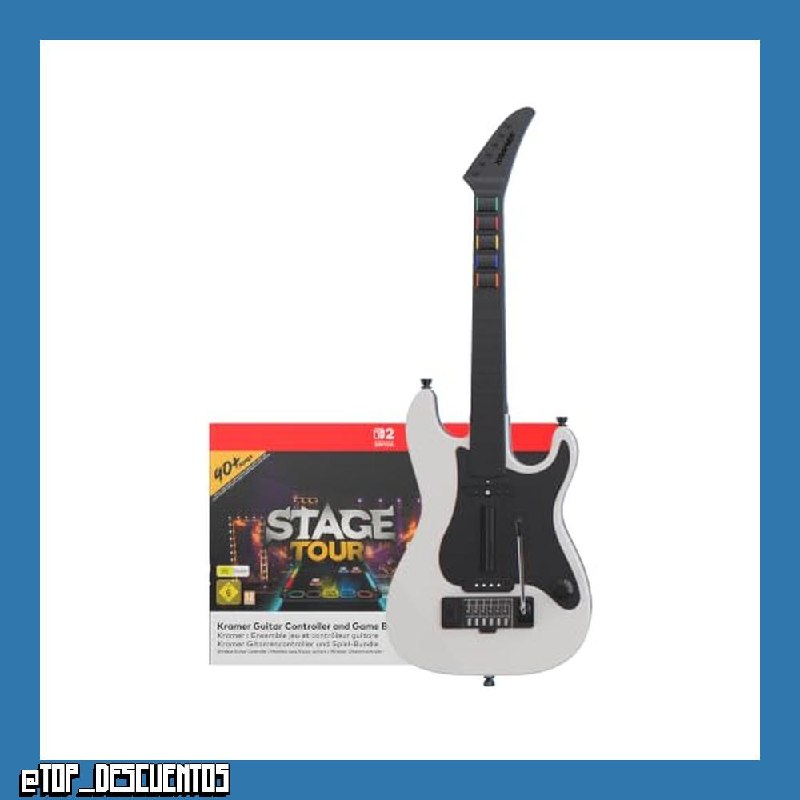 Stage Tour Game + Kramer Wireless Guitar Controller Bundle para Nintendo Switch 2