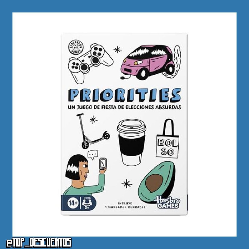 Hasbro Gaming Juego Priorities - Versión en español