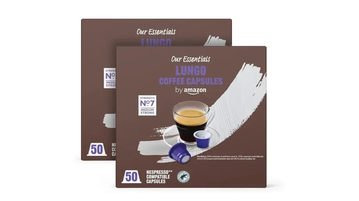 Pack 100 cápsulas Amazon Lungo para Nespresso por sólo 11,64€ (-30%)