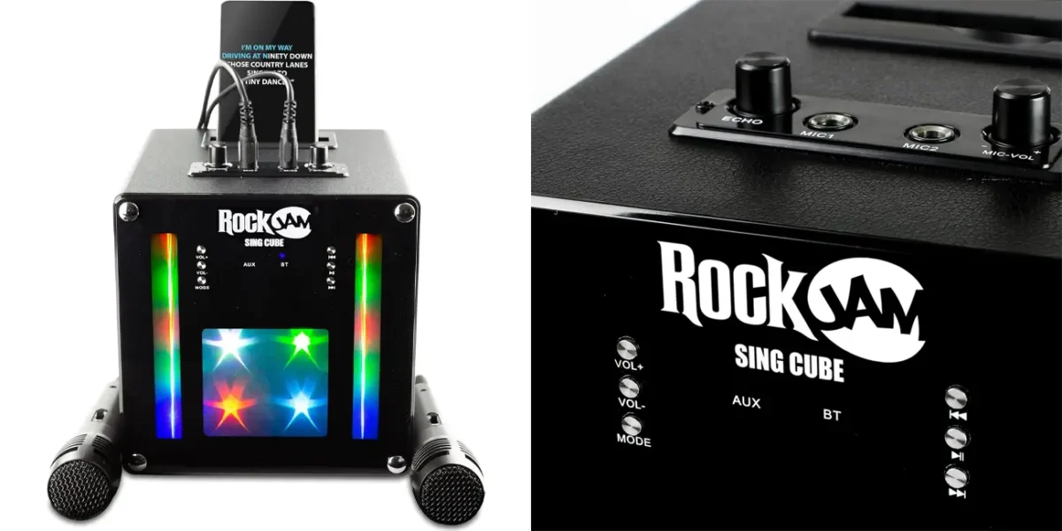 Dos micrófonos, luces LED y 4h de batería: este kit de karaoke te monta una fiesta en minutos y sale por menos de 19€