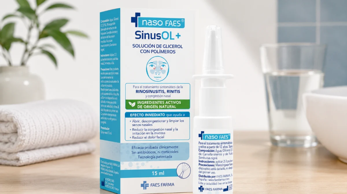 Alivio inmediato de la congestión con Spray Nasal SinusOL+ y polifenoles naturales por sólo 5,09€ (-55%)