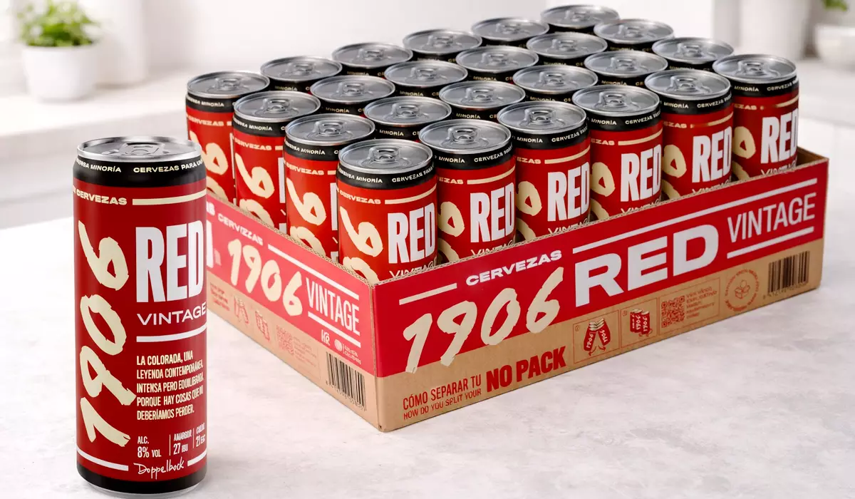 Pack x24 latas de cerveza 1906 Red Vintage de 33 cl por sólo 18,97€ (-31%) ¡0,79€ cada una!