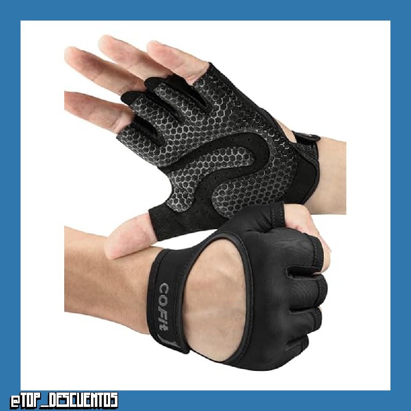 COFIT Ventilados Guantes de Gimnasio, Ligeros Guantes de Fitness de Verano Multiusos para Levantamiento de Pesas, Ciclismo, Ejercicio, Escalada y Remo
