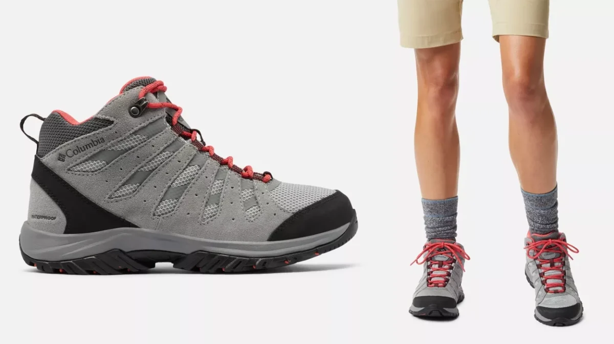 Las excelentes zapatillas Columbia Redmond III Mid para mujer bajan a precio MÍNIMO en color gris (-53%)
