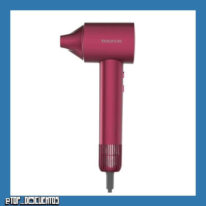 Taurus Secador de Pelo Profesional Ionico Pequeño Viaje Pelo Liso Rizado