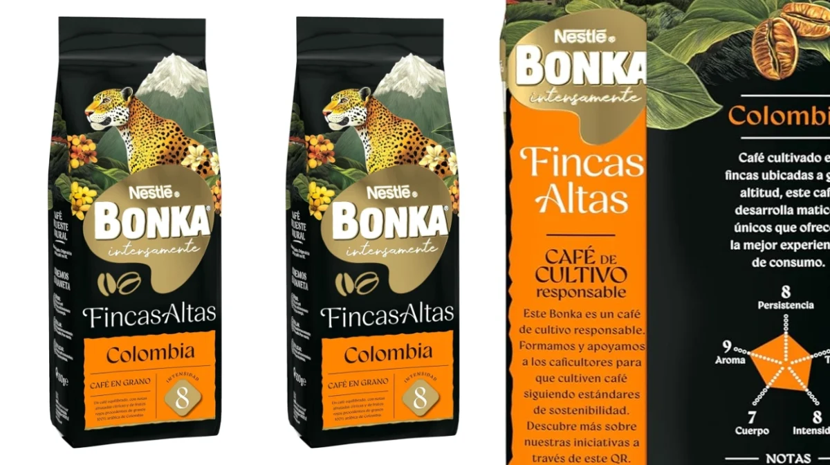 Pack x2 Café en grano Bonka Colombia de 500 gr por sólo 16,84€ con cupón y envío gratis (-50%) ¡8,42€ cada uno!