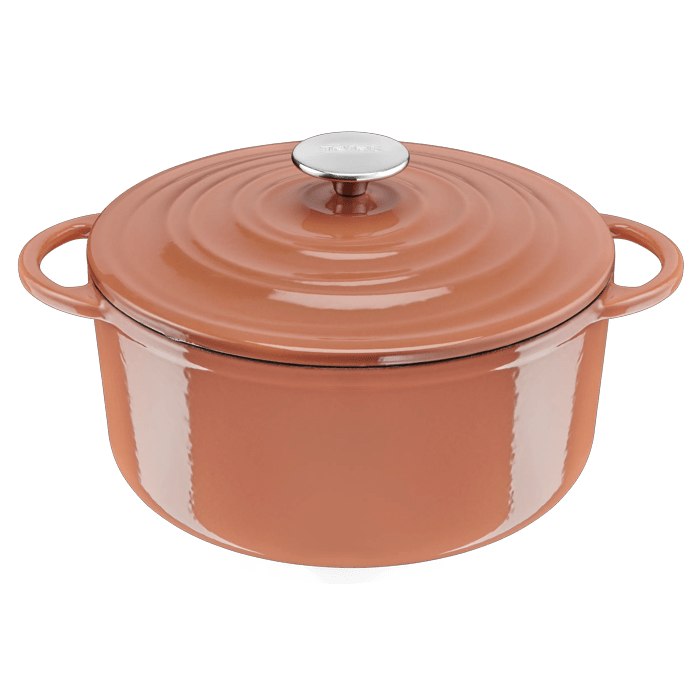 Tefal LOV, Cacerola de 25 cm, Diseño Eco, Incluye Tapa, Terracotta
