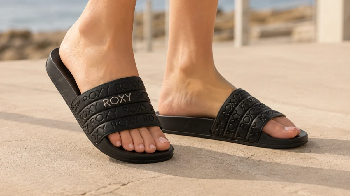 Confort y estilo con las chanclas Roxy Slippy con plantilla EVA y suela texturizada por sólo 16,94€ (53% de descuento)