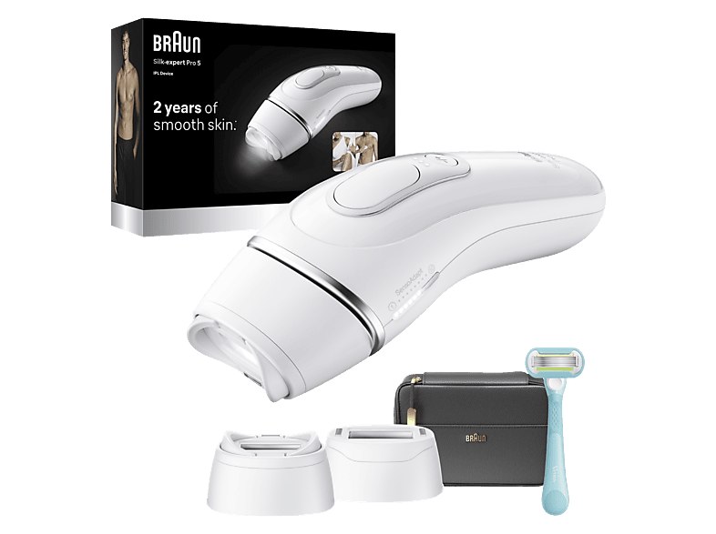 Braun - Depiladora IPL Luz Pulsada Silk·expert Pro 5 PL5234, Depilación en casa,