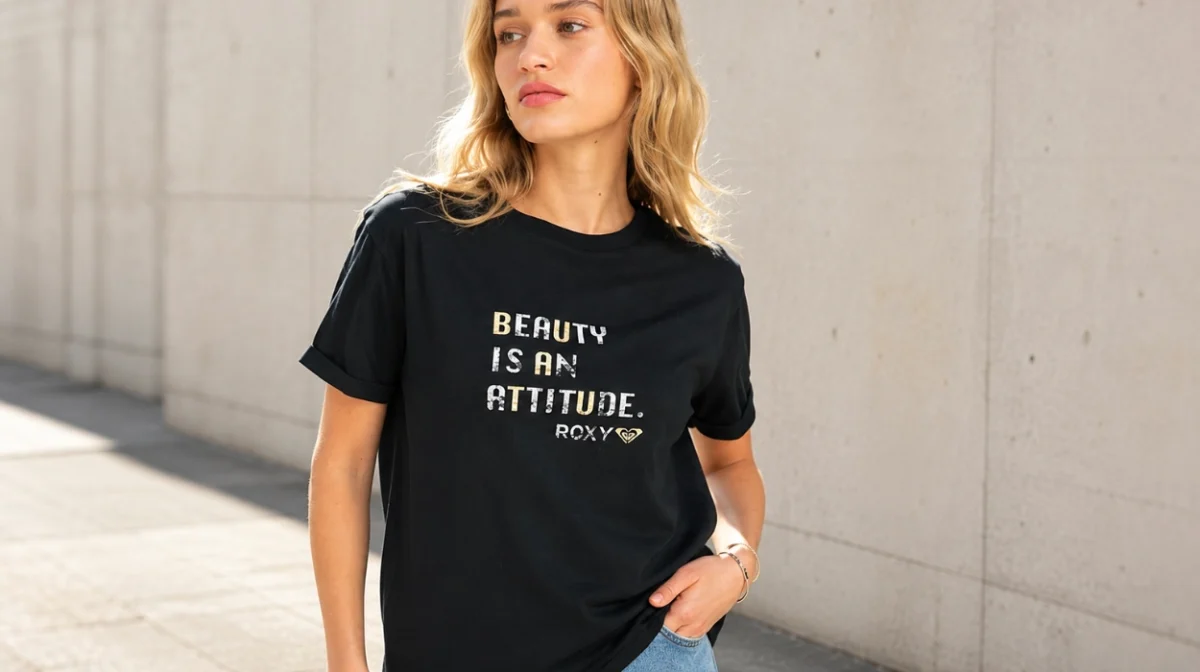 Camiseta Roxy Sparkle Evening Attitude para mujer por sólo 9,21€ (54% de descuento)