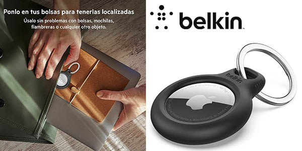 Funda Belkin con llavero para AirTag antiarañazos por sólo 7,99€ (43% de descuento)
