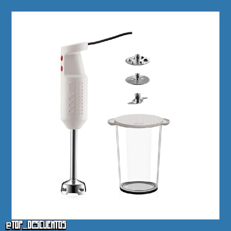 BODUM K11179-913EURO-3 BISTRO SET - Set de pie mezclador eléctrico con accesorios, 300 W