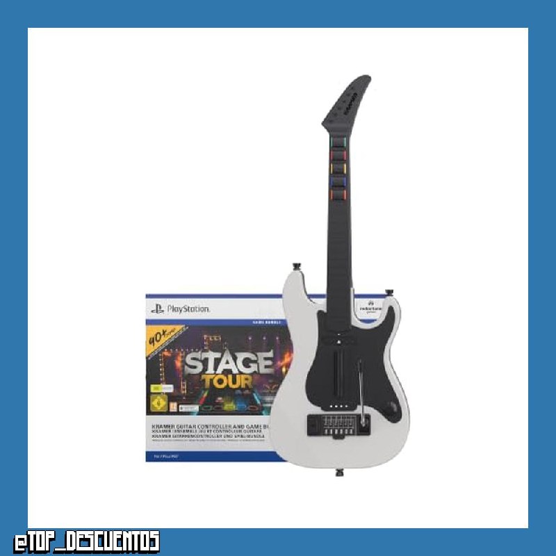 Stage Tour Game + Kramer Guitar Controller Bundle for PlayStation 5 (Physical Disc)