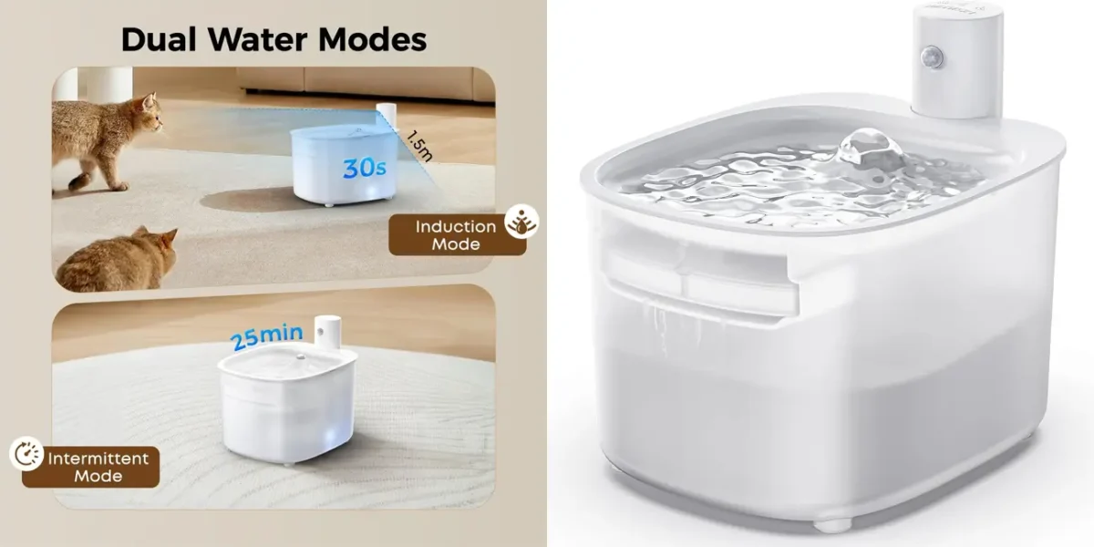 Tu gato nunca bebió tan a gusto: fuente de agua con sensor 2,6L por solo 16,72€ (-27%) ¡Top ventas!