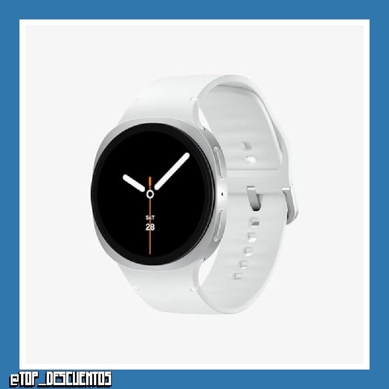 Samsung Galaxy Watch8, 40 mm, Bluetooth, Galaxy AI, Smartwatch, Procesador 3 NM, Asistente de Salud y Sueño, Seguimiento Deportivo, Garantía 3 Años + 1 año Extra, Plata(Versión Española)