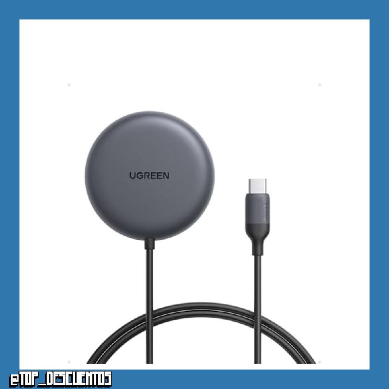 UGREEN Zapix Cargador Inalámbrico Qi2 25W Certificado MagSafe (Gris)