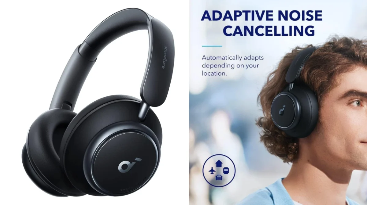 Adiós al ruido: Auriculares Soundcore Space Q45 con cancelación adaptativa y 50 h de autonomía por sólo 69,99€ (53% de descuento)