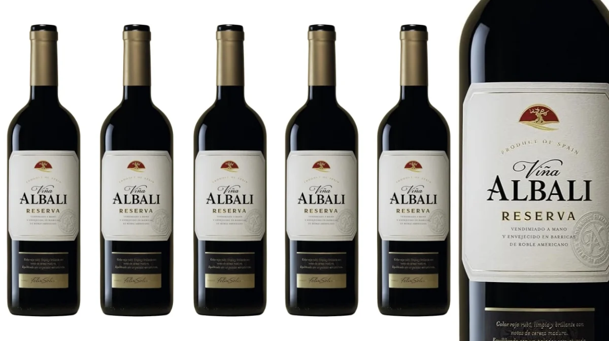 Pack x6 botellas de vino tinto Viña Albali Reserva DO Valdepeñas por sólo 17,95€ (-23%) ¡3,98€ cada una!