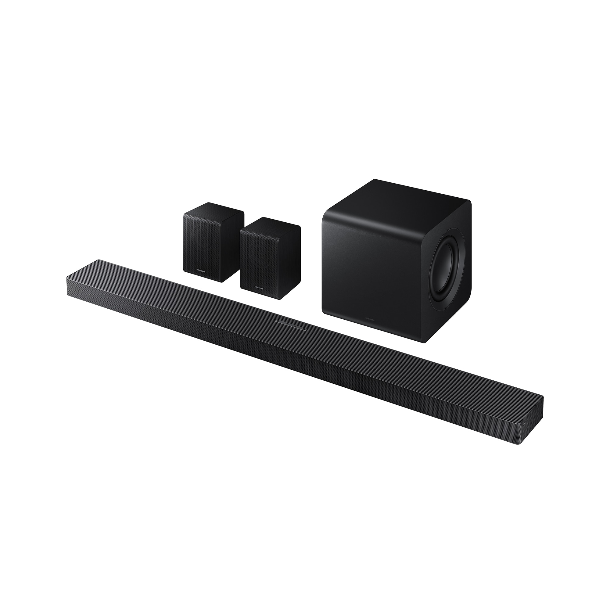 Samsung - Barra de sonido Samsung 2025 HW-QS750F, Dolby Atmos y DTS Virtual: X, Q-Symphony, 5.1.2 con 9 altavoces, 465W, Subwoofer inalámbrico 6.5&quo.