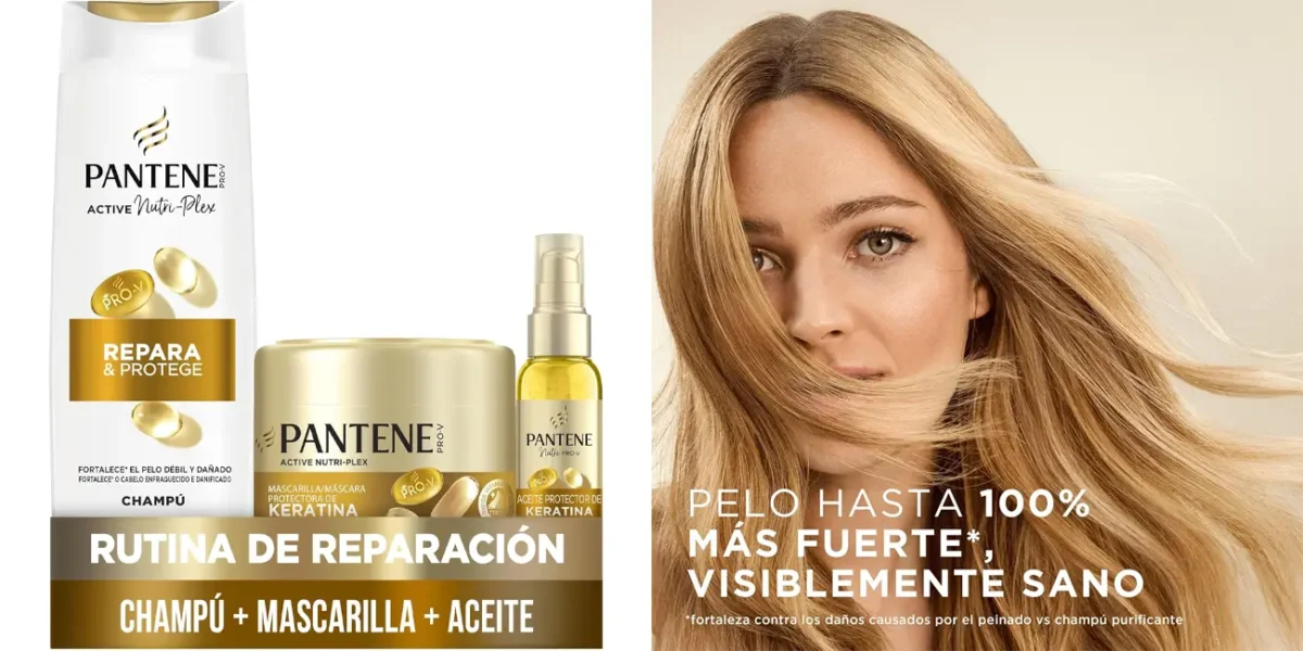 Pack rutina de reparación Pantene Pro-V con champú, mascarilla y aceite protector por 9,99€ (-42%)