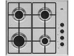 Placa de gas - ok. OBH 4641-3, 4 zonas, Zona grande 10 cm, 58 cm, Gas Butano, Acero inoxidable