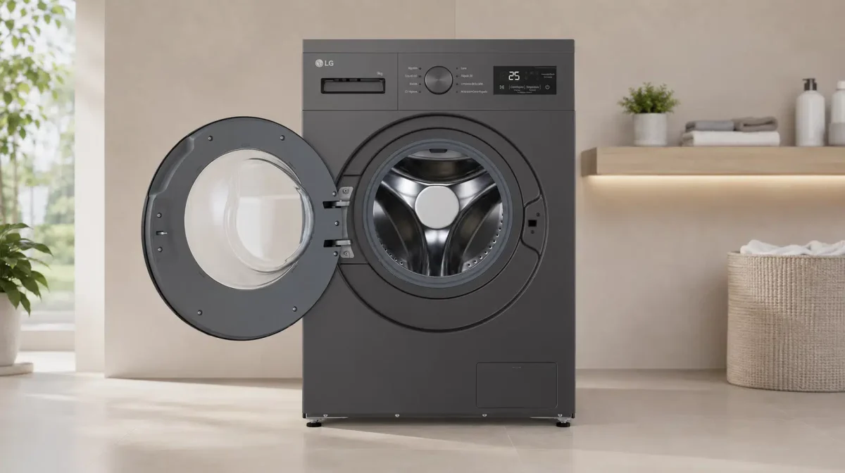 Lavadora LG F4A1009NDK de 9 kg y 1400 rpm con fondo reducido por sólo 375€ con envío gratis (-20%)