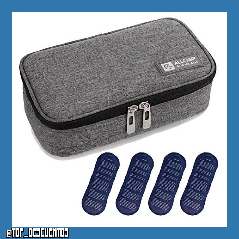 ALLCAMP Bolsa térmica pequeña para insulina de Viaje