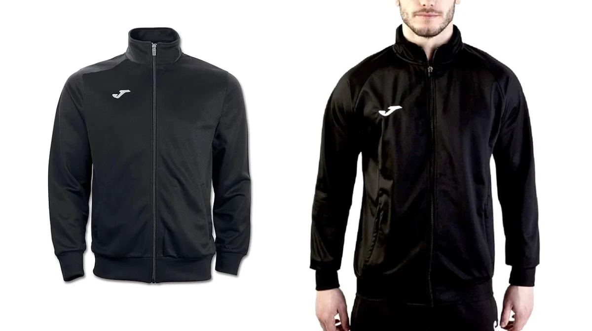 La chaqueta de chándal Joma Gala es un TOP VENTAS que hoy está a un precio de risa en color negro