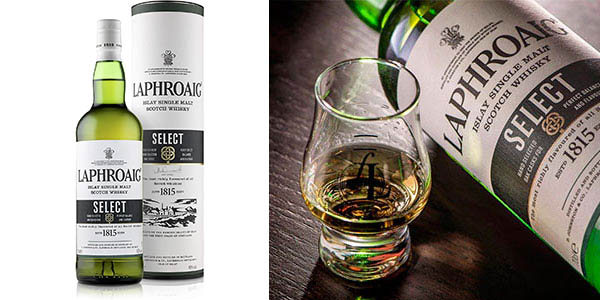 Whisky Laphroaig Select escocés de 700 ml por sólo 27,45€ (-23%)