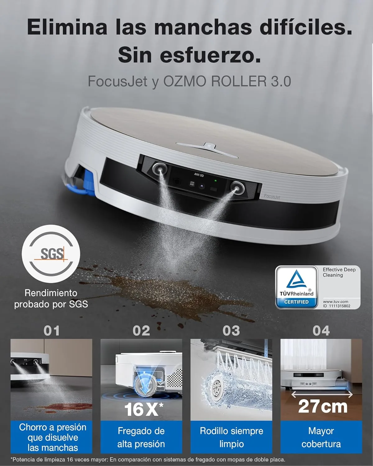 ECOVACS X12 Pro Omni Robot Aspirador y fregasuelos por 1049€ en Amazon