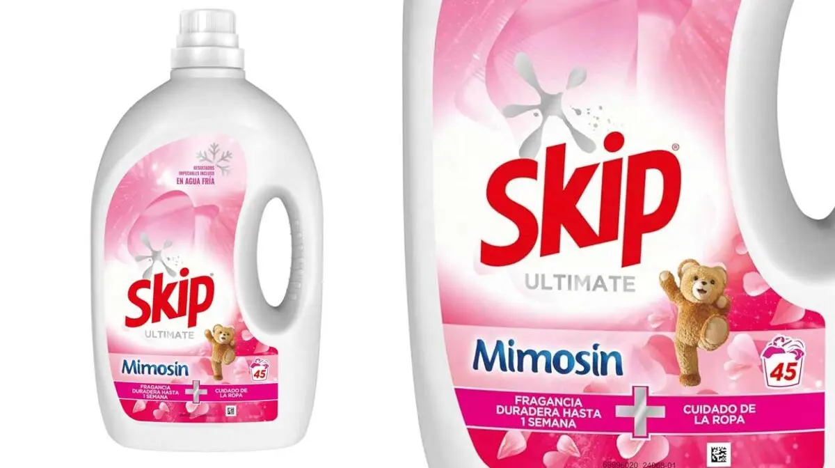 Detergente líquido Skip Ultimate Mimosin de 45 lavados por sólo 11,93€ (-17%)