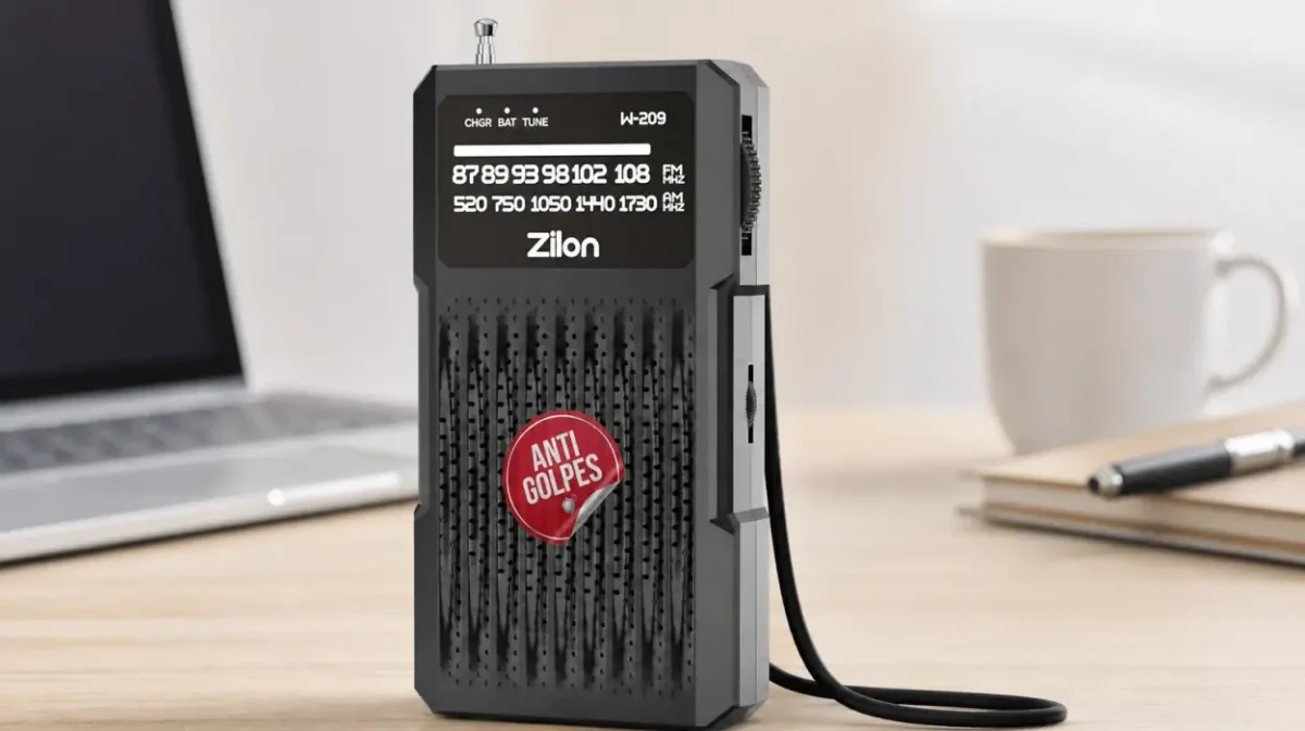 Radio portátil a pilas Zilon AM/FM ideal para emergencias por sólo 8,97€ con cupón (-18%)